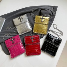 Punk Vertical Phone Bag Crossbody Shoulder Bag