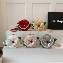 Rose Floral Clutch Bag Crossbody Shoulder Bags