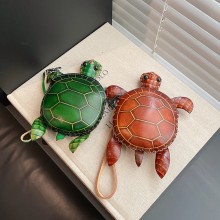 Cute Turtle Funny Creative Coin Purse PU Leather L...