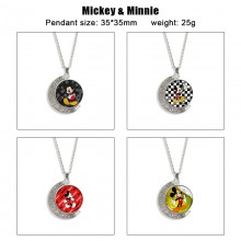Mickey Minnie Mouse anime Two-sided Rotatable Roun...