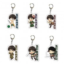 Attack on Titan anime acrylic key chains