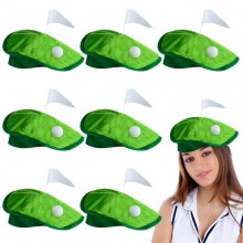 Golf Player Beret Hat with Golf Flag
