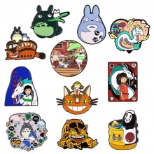 Totoro anime Alloy Enamel Badges Brooch Pins