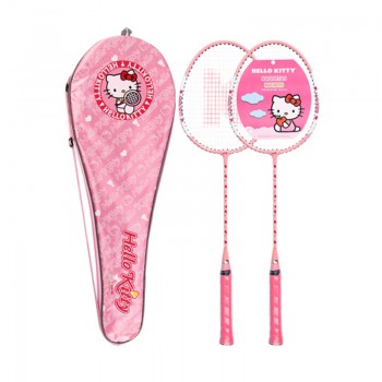 Hello Kitty Spider-Man Captain America anime peripheral badminton racket set