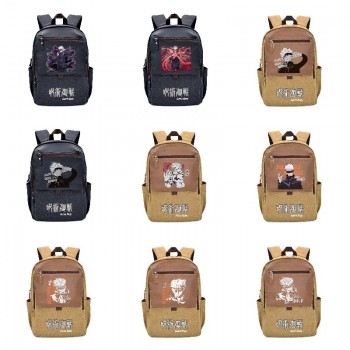 Jujutsu Kaisen anime canvas drawstring backpack bags