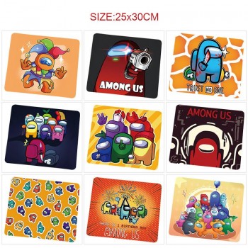 Among Us game mouse pads mats 25x30cm
