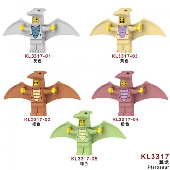Dinosaur Pterosaur Character model building blocks figures
