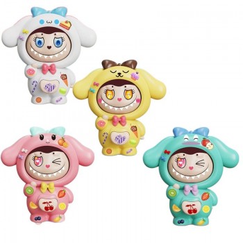 Labubu cos Sanrio anime figure doll key chains