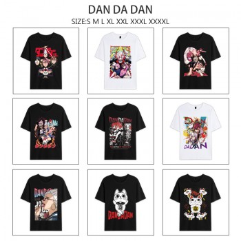 Dandadan anime summer short sleeve cotton t-shirts