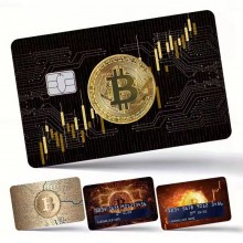 Trends Bitcoin Stickers Film Skin Cover For Credit...