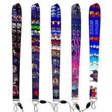 EVA anime ID cards holders cases lanyard key chain