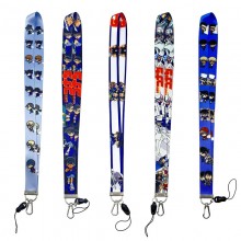 Detective Conan anime ID cards holders cases lanyard key chain