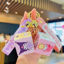 Sanrio Melody kitty Cinnamoroll Kuromi mini magic cube key chains