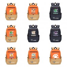 Pokemon anime canvas drawstring backpack bags