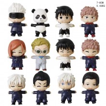 12pcs/set Jujutsu Kaisen eat full anime figures(OP...