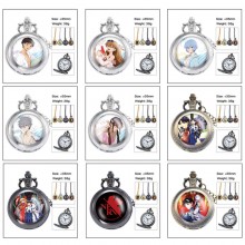 EVA anime small necklace pocket watch