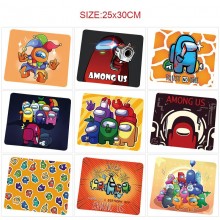 Among Us game mouse pads mats 25x30cm