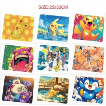 Pokemon anime mouse pads mats 25x30cm