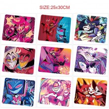 Hazbin Hotel anime mouse pads mats 25x30cm