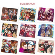 Gravity Falls anime mouse pads mats 25x30cm
