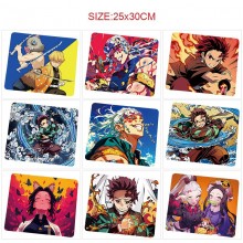 Demon Slayer anime mouse pads mats 25x30cm