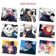 Jujutsu Kaisen anime mouse pads mats 25x30cm