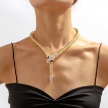 Punk Metal Snake Choker Necklaces