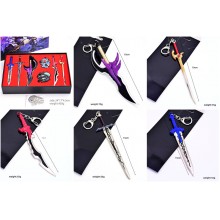 Solo Leveling anime alloy mini sword key chains