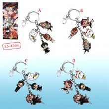 Dandadan anime alloy key chains