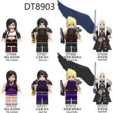 Final Fantasy game Character model building blocks figures