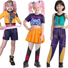 K-POP Huntrix Rumi Cosplay Skirt Dress Costume
