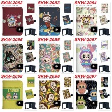 Labubu anime snap wallet buckle purse
