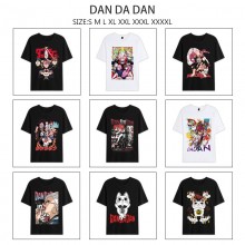 Dandadan anime summer short sleeve cotton t-shirts