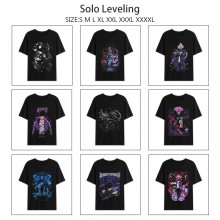 Solo Leveling anime summer short sleeve cotton t-s...