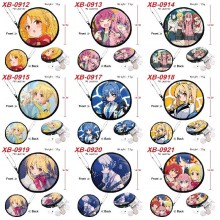 Bocchi The Rock anime pu zipper round wallet coin purse
