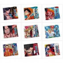 One Piece anime snap wallet buckle purse