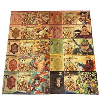 One Piece anime coin gold banknotes(price for 1pcs)