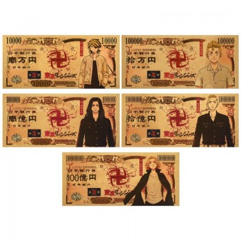 Tokyo Revengers anime coin gold banknotes(price for 1pcs)