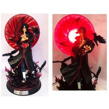 Naruto GK anime Uchiha Itachi figure(can lightable)