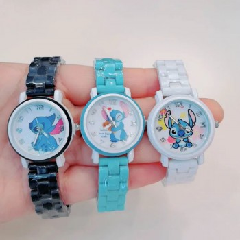 Stitch anime Ceramic Strap Quartz Watches
