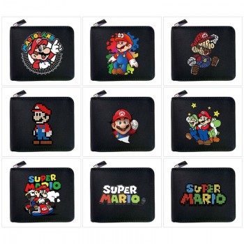 Super Mario anime zipper wallet purse