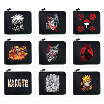 Naruto anime zipper wallet purse