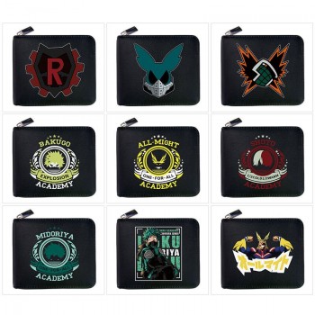 My Hero Academia anime zipper wallet purse