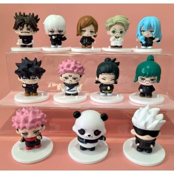 12pcs/set Jujutsu Kaisen eat full anime figures(OPP bag)