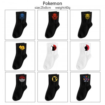 Pokemon anime mid length cotton socks