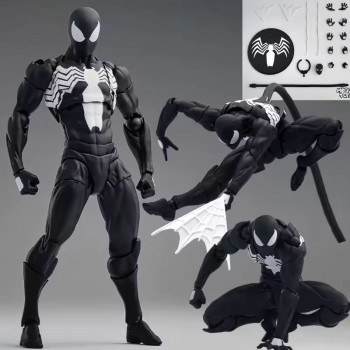SHF Black Neighbor Symbiote Spider-Man Action Figure