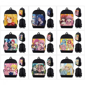 Bocchi The Rock anime nylon backpack bags