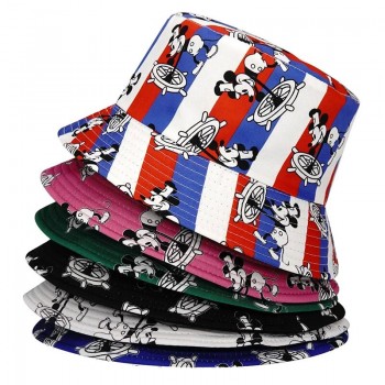 Mickey Mouse anime bucket hat cap