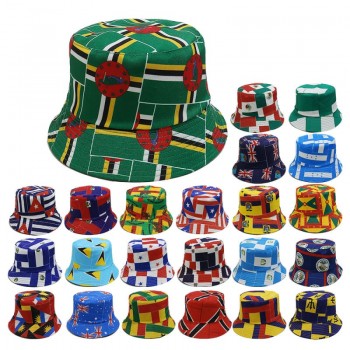 Flag of country bucket hat cap