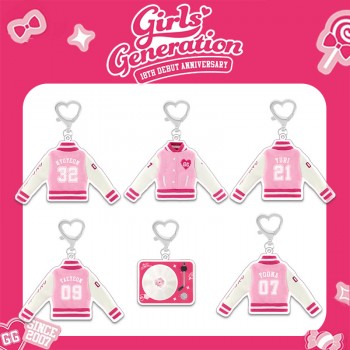 Kpop Girls Generation 18th Anniversary CD Album Acrylic Key chains
